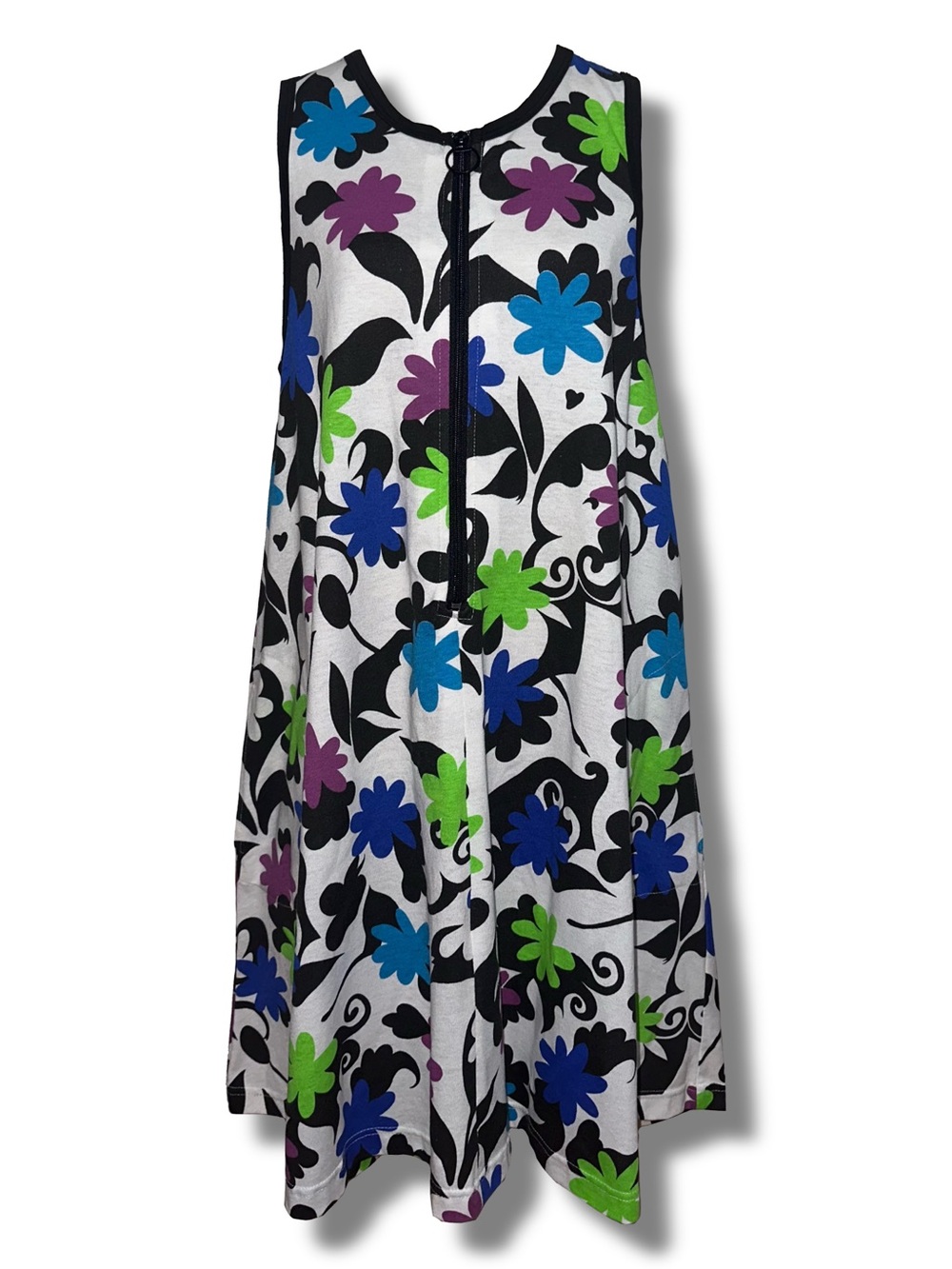 Bold Floral Swim Cover Up Dress